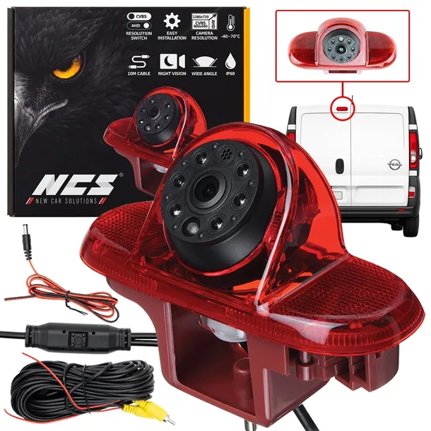 Kamera cofania Opel Vivaro 2001-2014 bus IR nocna HD NCS