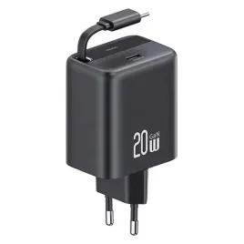 ladowarka-sieciowa-usams-usb-c-ze-zwijanym-kablem-usb-c-pd-qc-20w-czarny