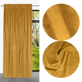 zaslony-gotowe-na-zabki-zaciemniajace-welur-140x250-cm-musztardowy-pacific