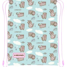 worek-na-obuwie-head-meow-plecak-sznurkowy-kotek-pusheen