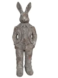 figurka-dekoracja-zajac-frak-brazowy-wys-46-cm