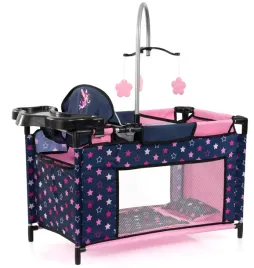 bayer-design-wielofunkcyjne-lozeczko-dla-lalek-niebieskie-rozowe