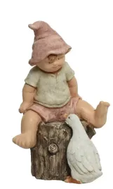 figurka-dekoracja-chlopiec-siedzacy-z-gaska-50cm