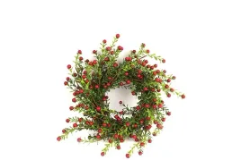 dekoracja-sztuczna-roslina-wianek-buxus-czerwony-sred-33-cm