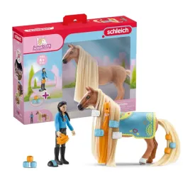schleich-kon-z-wlosami-zestaw-kim-caramelo-42585