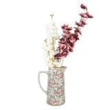 dzbanek-wazon-ceramiczny-szary-kwiaty-26-cm-kolor-wielokolorowy