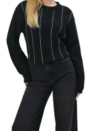 mohito-sweter-damski-czarny-klasyczny-do-pasa-rozmiar-l