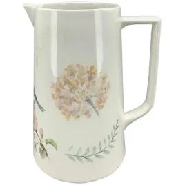 dzbanek-porcelana-wazon-bialy-ptak-motyle-kwiaty-wys-19-cm