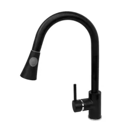 bateria-kuchenna-brado-jednouchwytowa-czarna-stojaca-z-wyciagana-wylewka