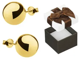 zlote-kolczyki-kulki-10mm-blyszczace-wkretki-gladkie-kuleczki-srebrne-kule