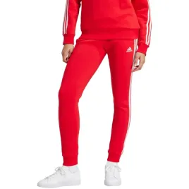 spodnie-damskie-adidas-essentials-3-stripes-fleece-czerwone-iy1719-s