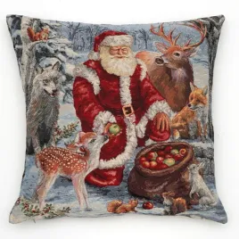 poszewka-swiateczna-gobelinowa-dwustronna-mikolaj-z-workiem-45x45cm-jakar