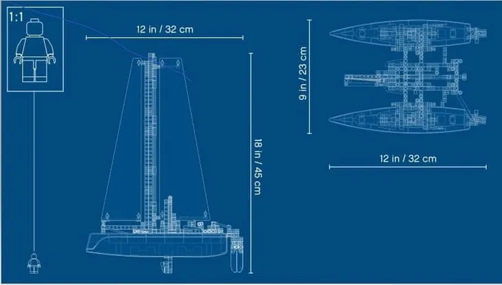lego-technic-42105-katamaran-material-plastik