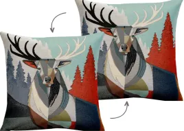 poszewka-jelen-awangardowy-45x45-gobelin-tkana-elegancka-dekoracyjna