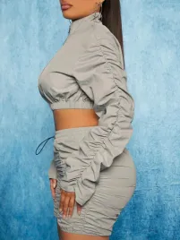 komplet-szary-dopasowane-spodenki-szorty-krotka-kurtka-klasyczna-shein-m