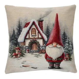 poszewka-swiateczna-gobelinowa-dwustronna-skrzat-z-domkiem-45x45cm