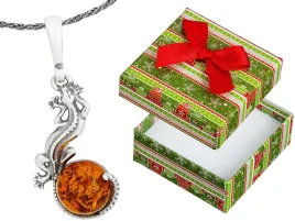 srebrny-oksydowany-damski-naszyjnik-z-bursztynem-jaszczurka-bursztyn-42-cm