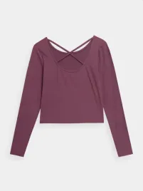 longsleeve-damski-4f-crop-top-elastyczny-xs
