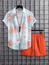 komplet-koszula-w-kwiaty-krotki-rekaw-pomaranczowe-szorty-manfinity-6xl