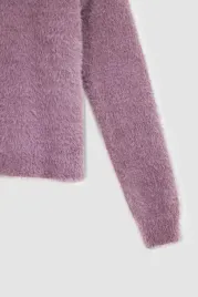 pluszowy-sweter-liliowy-klasyczny-prosty-dlugi-rekaw-defacto-xxl