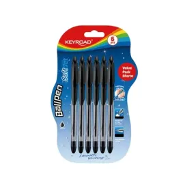 dlugopis-ball-pen-soft-jet-07mm-czarny-6szt