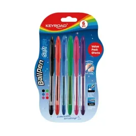 dlugopis-ball-pen-soft-jet-07mm-mix-kol-6szt