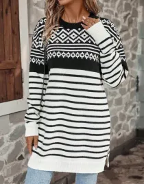 czarno-kremowy-sweter-mix-dlugi-rekaw-rozciecia-shein-38