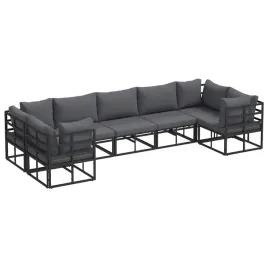 zestaw-sof-na-ogrod-z-poduszka-7-szt-czarny-aluminium