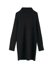 klasyczna-czarna-dzianinowa-sukienka-z-dodatkiem-wiskozy-dlugi-rekaw-s