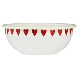 miska-emalia-biala-serca-czerwone