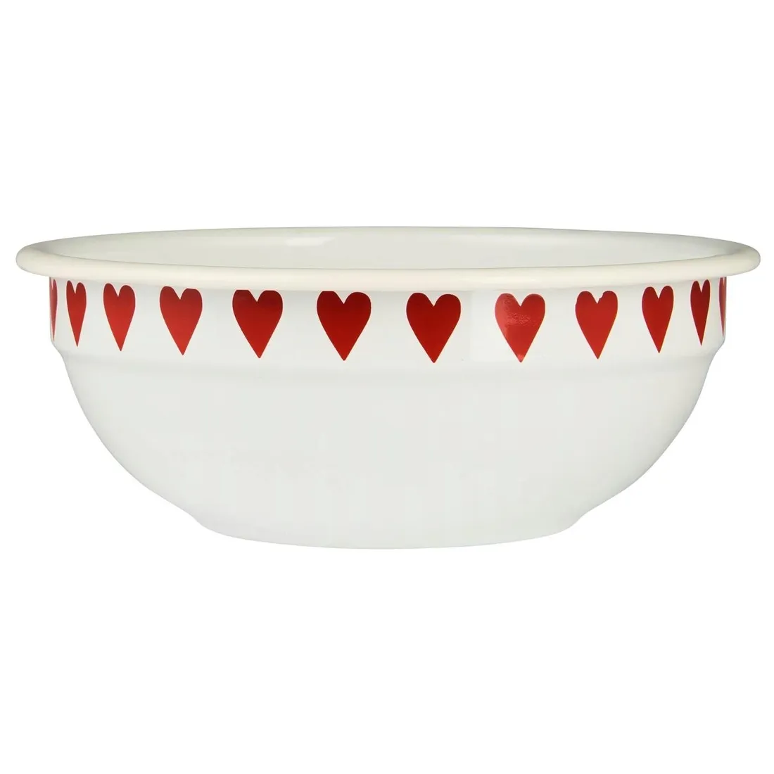 miska-emalia-biala-serca-czerwone