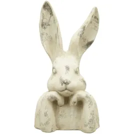 figurka-dekoracja-zajac-popiersie-bialy-wys-31-cm