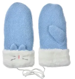 rekawiczki-dla-dzieci-niebieskie-kotek-cande