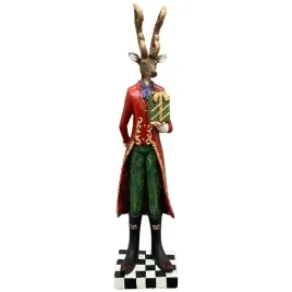 figurka-dekoracja-renifer-lilian-czerwony-frak-swiateczny