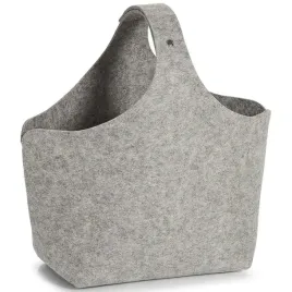 gazetnik-filcowy-zeller-szary-43-x-18-x-32-cm