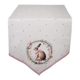 bieznik-bawelna-bezowy-kwiaty-krolik-50x160-cm