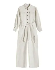 bezowy-gladki-dlugi-kombinezon-na-guziki-z-paskiem-kieszenie-bawelna