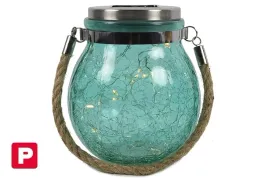 lampion-solar-led-szklany-niebieski