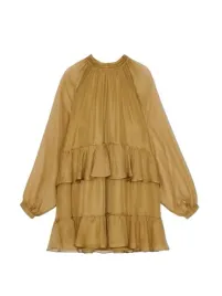 zielona-sukienka-khaki-oversized-mini-z-falbanami-dlugi-rekaw-stojka-42