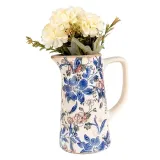 dzbanek-wazon-ceramiczny-bezowy-niebieskie-kwiaty-20-cm-kolor-wielokolorowy