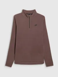 bluza-4f-meska-brazowa-poliester-dlugi-rekaw-m