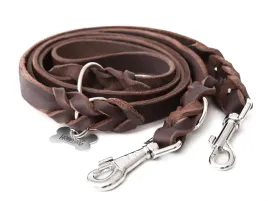 smycz-skorzana-dla-psa-o-szerokosci-25mm-i-dlugosci-220cm-kolor-brazowy