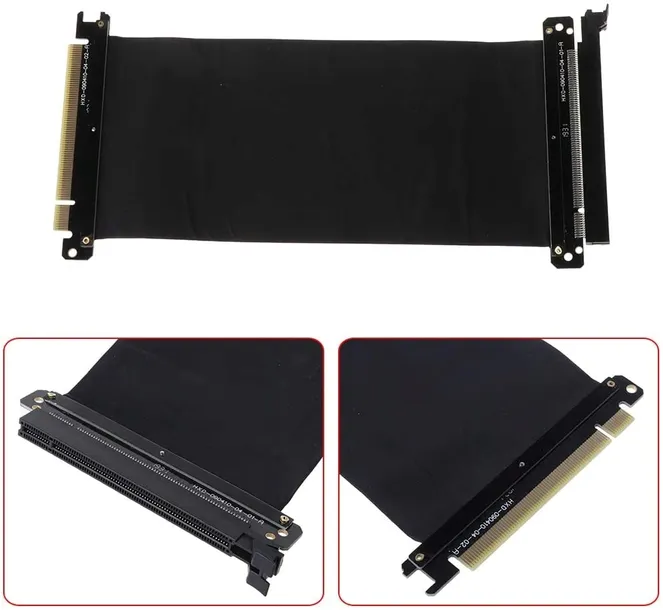 tasma-riser-hq-pci-e-pcie-pci-express-16x-16x-24cm-240mm-kod-producenta-oioioi7808720-waga-z-opakowaniem-0-1-kg-rodzaj-tasmy-hdd