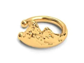 zlota-nausznica-z-motywem-gor-gory-srebro-srebrna