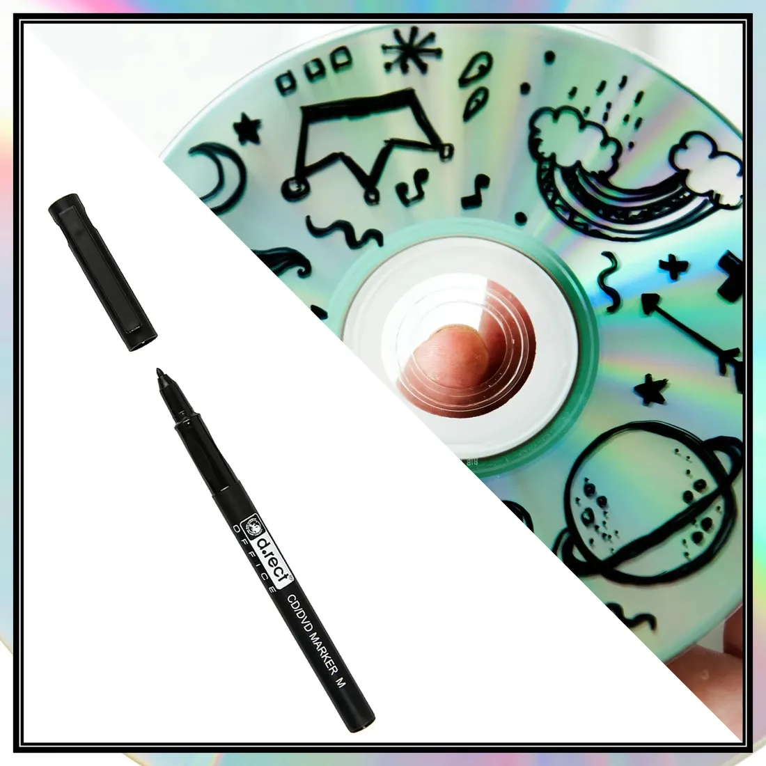 marker-cienkopis-d-rect-cd-10-m-czerwony-stan-nowy