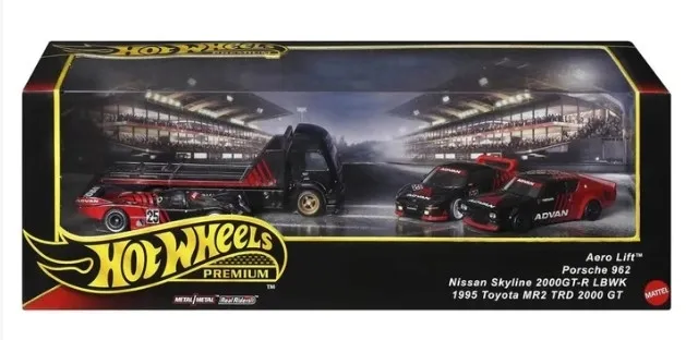 hot-wheels-diorama-advan-1-64-4x-modele-porsche-toyota-nissan-skyline-bohater-brak