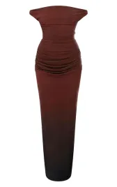 brazowo-czarna-sukienka-maxi-opadajace-ramiaczka