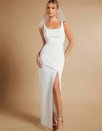 sukienka-slubna-prosta-maxi-klasyczna-z-rozcieciem-dekolt-cyrkonie-shein-34