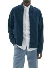 granatowa-kurtka-przejsciowa-prosta-klasyczna-len-bawelna-kieszenie