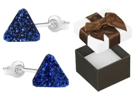 srebrne-kolczyki-agat-druza-napylona-tytanem-8mm-niebieskie-barwne-agaty